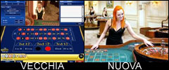 Roulette Live Vecchia e Nuova versione